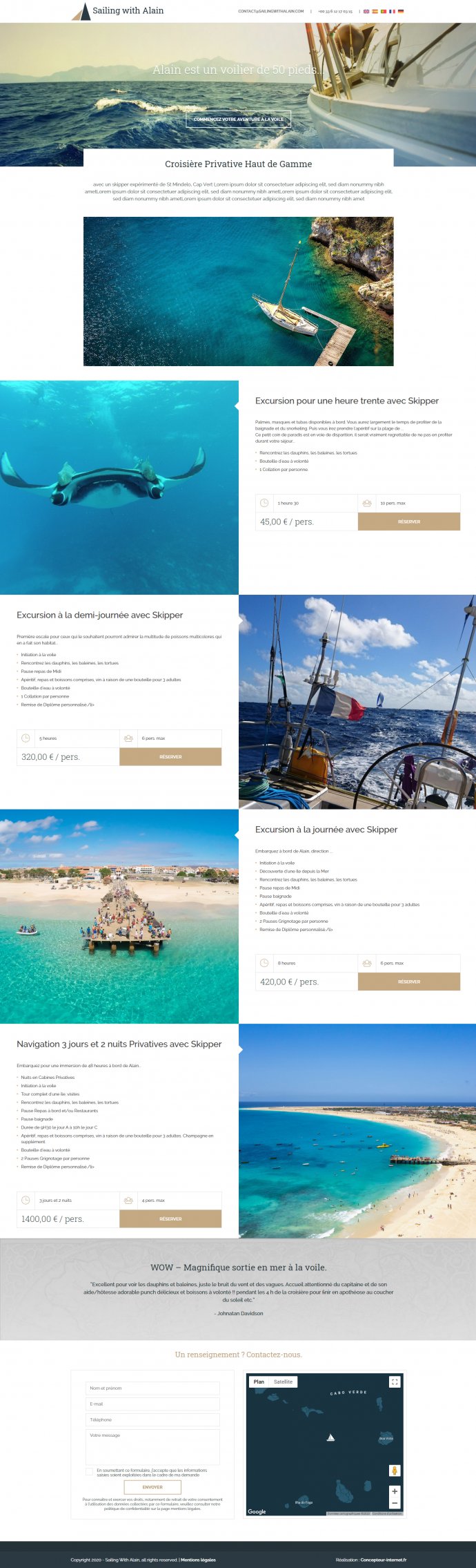 Sailing With Alain